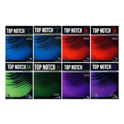کتاب Top notch اثر Joan Saslow and Allen Ascher انتشارات زبان مهر 8 جلدی
