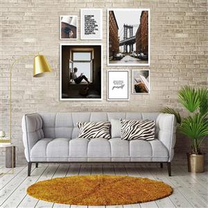 تابلو طرح کافه و کافی شاپ مدل skw025 مجموعه 6عددی