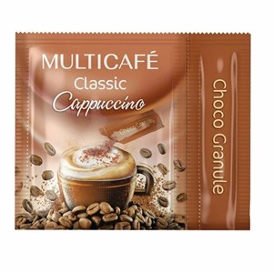 کاپوچینو همراه با پودر کاکائو مولتی کافه -25 گرم بسته 120عددی