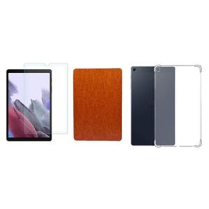 کیف کلاسوری مدل کاکو مناسب برای تبلت  Galaxy Tab A7 Lite SM-T225 به همراه کاور ژله ای fence و محافظ صفحه نمایش