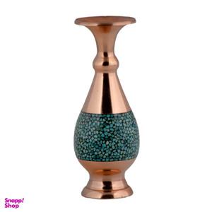 گلدان فیروزه کوبی آقاجانی مدل صراحی کد 14 