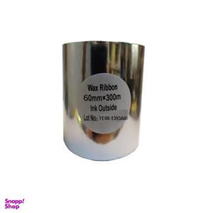 ریبون پرینتر لیبل زن مدل Wax 60mm x 300m بسته 3 عددی