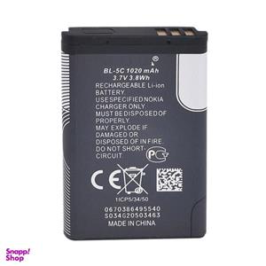 باتری موبایل مدل BL-5C ظرفیت 1020 میلی آمپر ساعت مناسب برای گوشی موبایل نوکیا 105