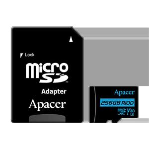 کارت حافظه microSDXC اپیسر مدل  V30 کلاس 10 استاندارد  UHS-I U3 سرعت 100MBps ظرفیت128گیگابایت به همراه آداپتور SD