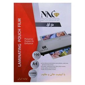 طلق پرس ان ای سی مدل 125 سایز A4 بسته 100 عددی