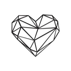 استیکر چوبی طرح قلب کد E-223 -