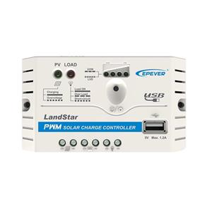 پنل خورشیدی و کنترلر کنترل کننده شارژ خورشیدی ایپی اور مدل LS0512EU PWM