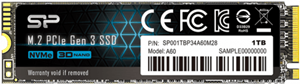 حافظه SSD اینترنال 1 ترابایت Silicon Power مدل  P34A60 NVMe M.2 PCIe Gen3x4 Silicon Power P34A60 1TB PCIe M.2 2
