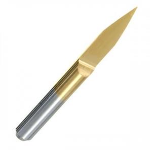 ابزارتراش و حک دستگاه CNC روکش تیتانیوم زاویه 30 درجه قطر 0.2mm