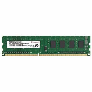 رم دسکتاپ DDR3 تک کاناله 1600 مگاهرتز CL11 ترنسند مدل PC3-12800 8X ظرفیت 4 گیگابایت