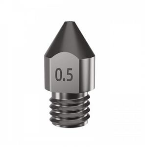 نازل اکسترودر فولادی سخت 0.5mm برای فیلامنت 1.75