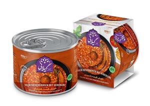 کنسرو خورش قیمه بادمجان بدون گوشت گیلانی - 460 گرم