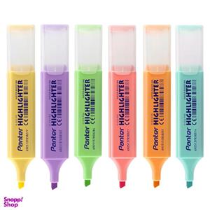 ماژیک علامت گذار پنتر مدل pastel بسته 6 عددی