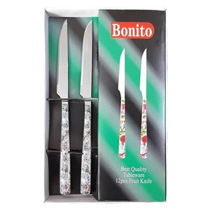 چاقو میوه خوری 12 پارچه بونیتو کد B06 