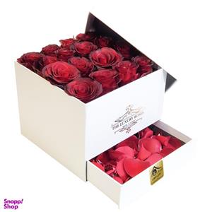 جعبه گل رز هلندی کلبه گل سن سون مدل BX-22058