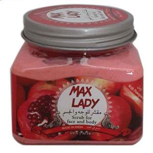 اسکراب صورت و بدن مکس لیدی مدل انار Pomegranate  میل 300