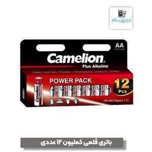 باتری قلمی کملیون مدل Plus Alkaline بسته 12 عددی