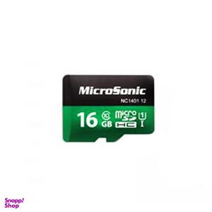 کارت حافظه microSDXC میکروسونیک مدل HC کلاس 10 استاندارد UHS-I U1 سرعت 90MBps ظرفیت 16 گیگابایت