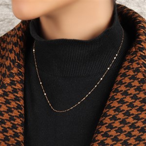 زنجیر طلا 18 عیار زنانه مایا ماهک مدل MM0979 Maya Maahak MM0979 Gold Chai For Women