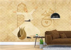 پوستر دیواری سنتی کلاسیک هیچ W10050500
