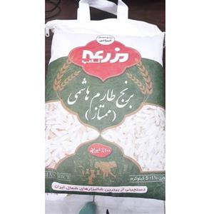 برنج طارم هاشمی مزرعه کیسه پنج کیلوگرم