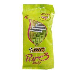 خودتراش زنانه بیک مدل Pure بسته 4 عددی