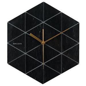 ساعت دیواری کارلسون مدل Marble Hexagon