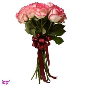 شاخه گل رز هلندی سفید دسته 20 عددی