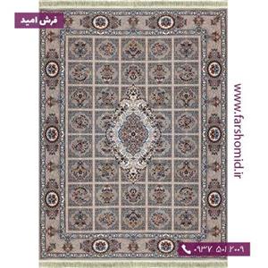 فرش ماشینی 700 شانه بزرگمهر طرح خشتی طرح 77933 
