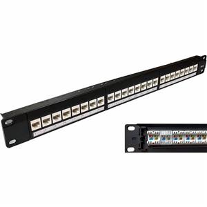 پچ پنل 24 پورت AMP مدل Unloaded Cat5e 24Port | استوک با گارانتی