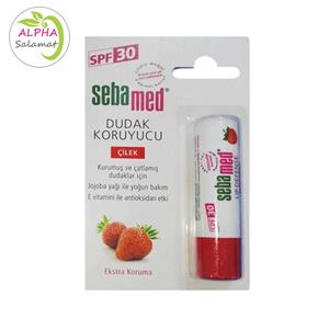 بالم محافظ لب و ضد آفتاب توت فرنگی سبامد