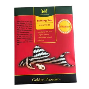 غذای ماهی آکواریوم گلدن فونیکس مدل sinking tab بسته 250عددی
