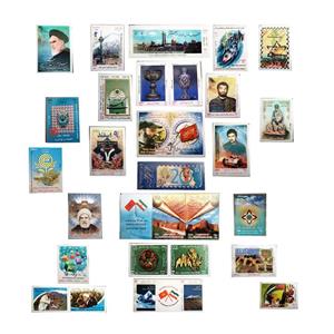 تمبر یادگاری مدل سال 1387 کد N21 مجموعه 32 عددی