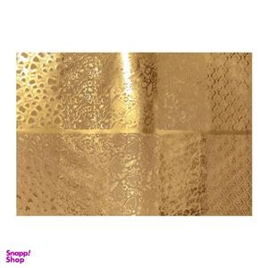 کاغذ کادو مدل طلاکوب کد PK003 بسته 5 عددی