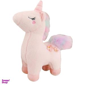 عروسک طرح اسب تک شاخ مدل Flower Unicorn ارتفاع 70 سانتی متر