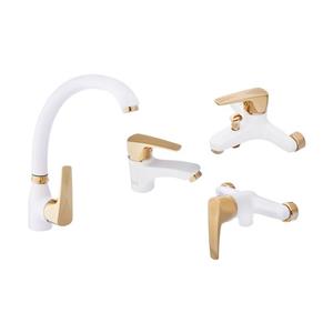 شیرآلات طوفان فلز مدل مهر مجموعه 4 عددی