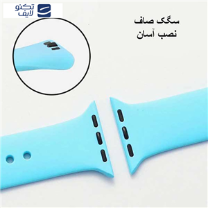 بند مدل Silicone-123 مناسب برای اپل واچ 42/44 میلی متری