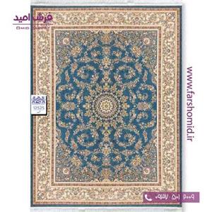 فرش ماشینی 1200 شانه بزرگمهر طرح لچک ترنج آیسا کد 12525 