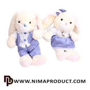 عروسک پولیشی خرگوش دختر و پسر