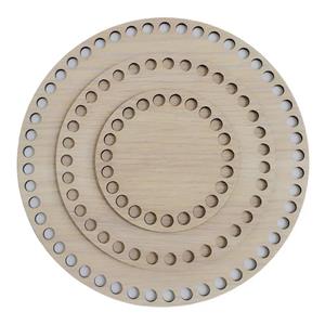 کفی تریکو بافی مدل دایره 15-20-25 مجموعه 3 عددی