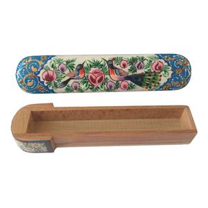 قلمدان خاتم کاری مدل مرغ و طاووس کد KH0122 -