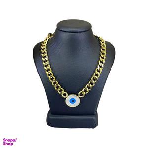 گردنبند زنانه مدل صدف و چشم نظر کد 101528