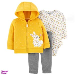 ست 3 تکه لباس نوزادی کارترز مدل 1545