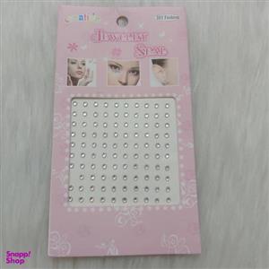 پیرسینگ بینی زنانه مدل چسبی طرح الماس کد nos110 بسته 100 عددی