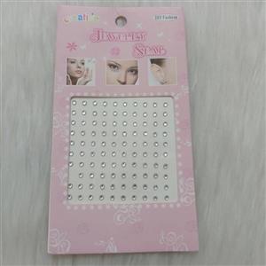 پیرسینگ بینی زنانه مدل چسبی طرح الماس کد nos110 بسته 100 عددی