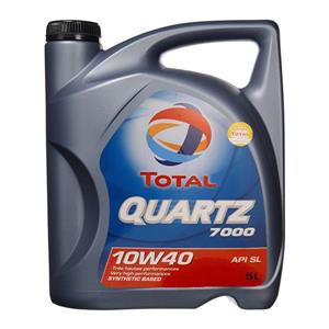 روغن موتور خودرو توتال مدل Quartz 7000 حجم 5 لیتر