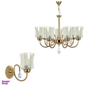 لوستر و چراغ دیواری چشمه نور کد A811/7-1-Pro