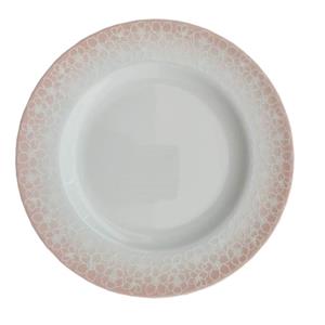 بشقاب میوه خوری چینی زرین ایران مدل ساکورا درجه عالی  بسته 6 عددی