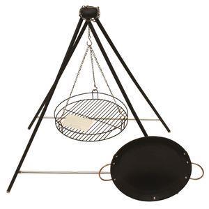 استند و ساج و گریل سفری کوه‌مان مدل 4POD GRILLWOK