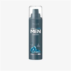 فوم اصلاح و پاکسازی کننده صورت اوریفلیم سری North For Men مدل Subzero حجم 200 میل 